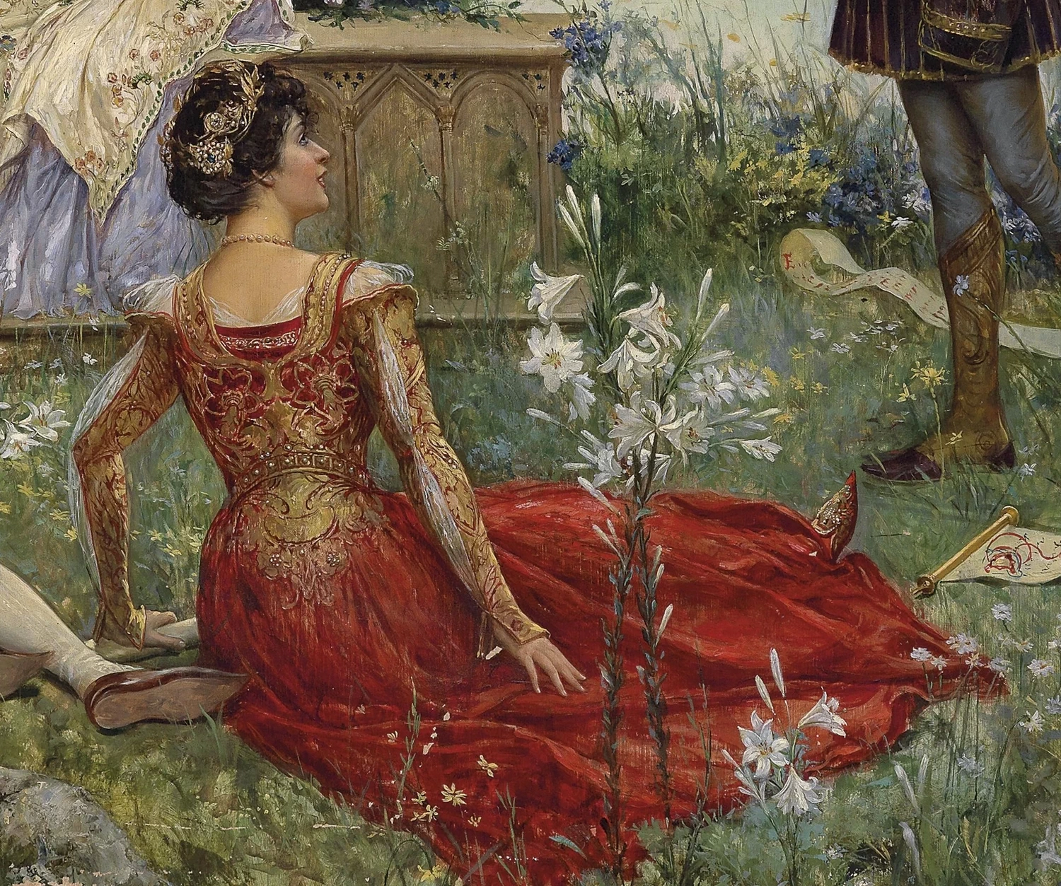 Il Decamerone - 1906, dettaglio